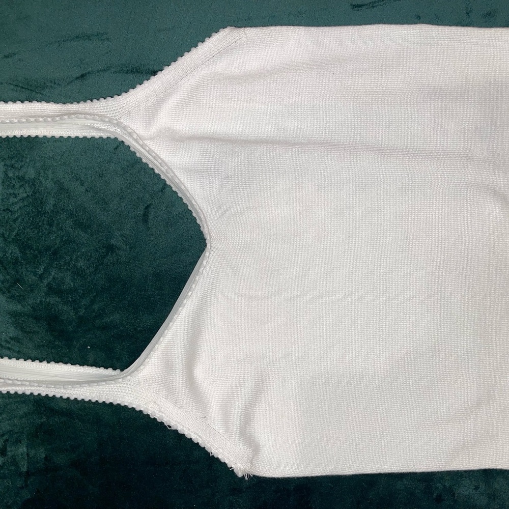 White tank top